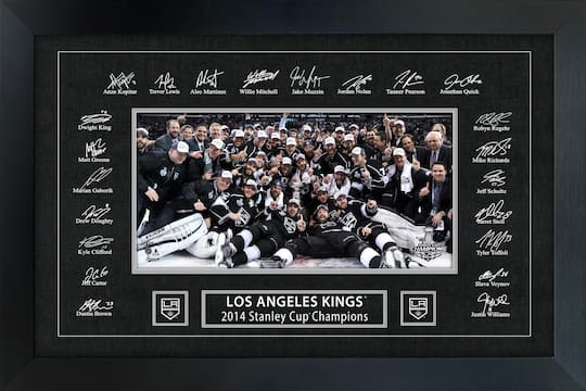 Los Angeles Kings 2014 Stanley Cup Replica Signature Frame 35.5" x 23.5"